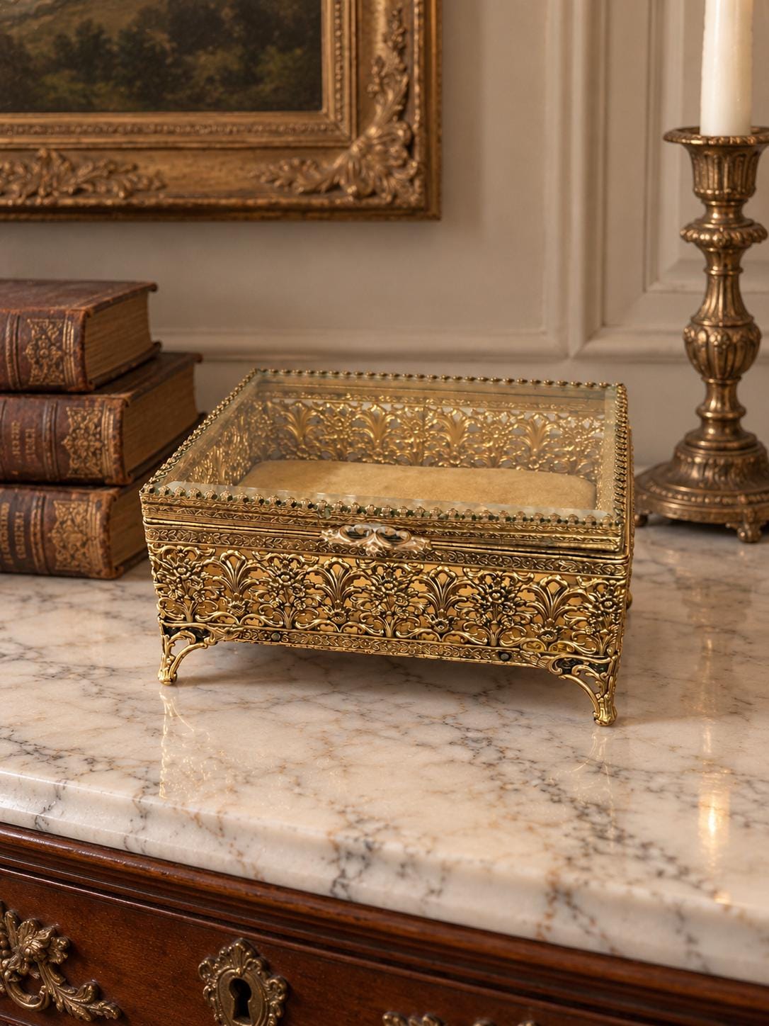 フランス、ビンテージのベル型ボックス Vintage French Box - Etsy