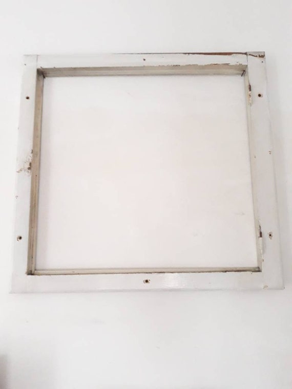 Vintage Italian Wooden Window Frame Rustic Farmhouse Decor Etsy