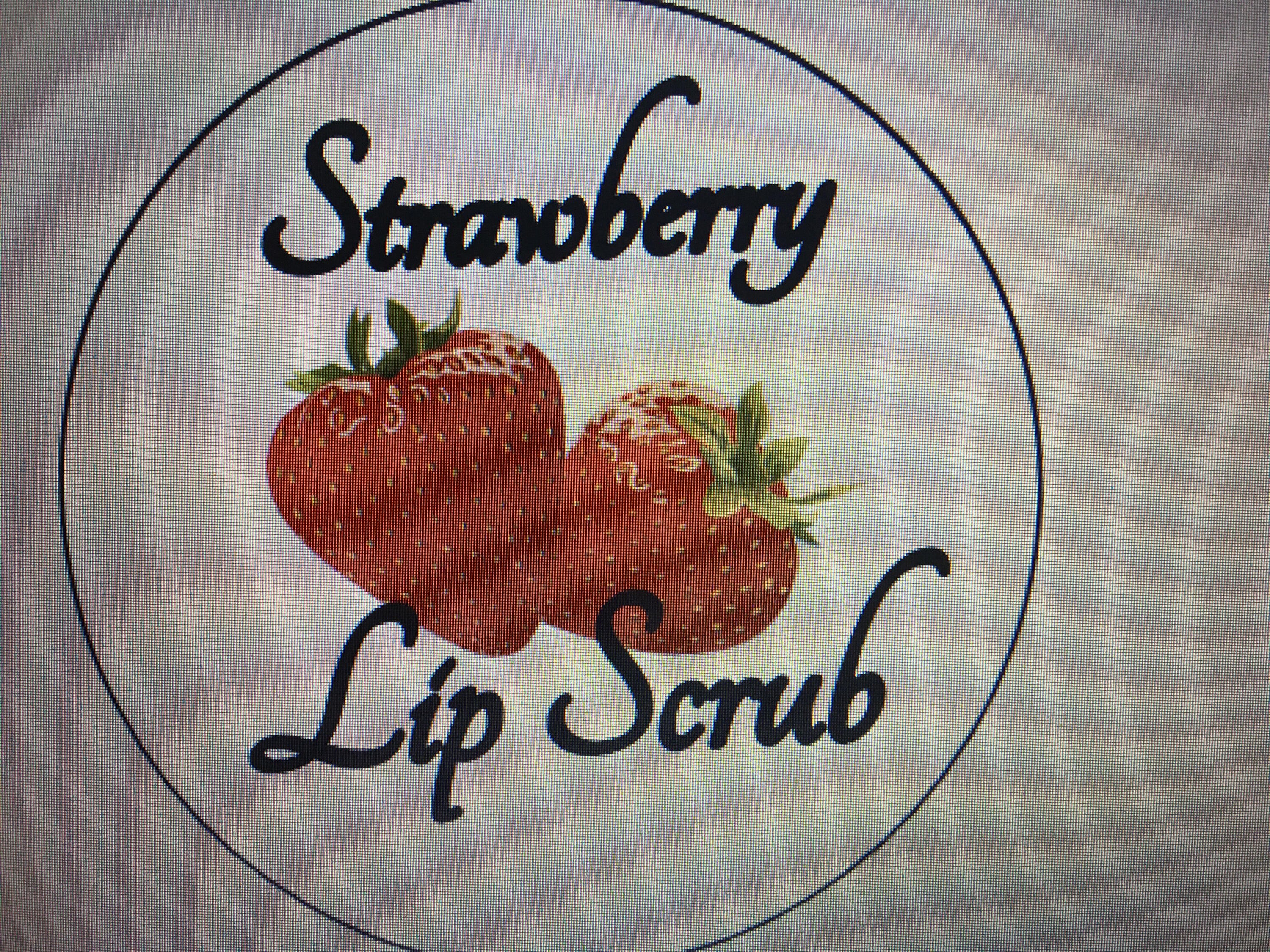 Lip Scrub Custom White Laser Sticker Labels Round 1 You | Etsy