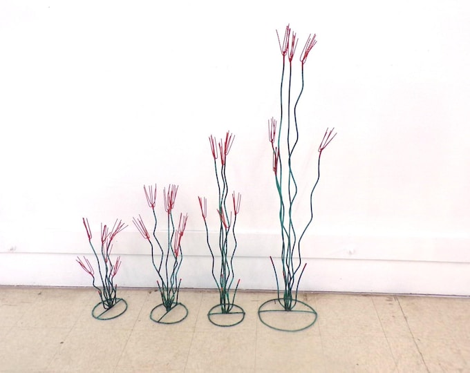 Featured listing image: Handmade Ocotillo Metal Yard Art – 4 Sizes Available | Hand-Painted Southwest Decor | Free Shipping
