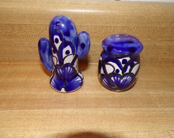 Beautiful Talavera Salt & Pepper Shakers Hand Made And Hand Painted, Ceramic, Pottery