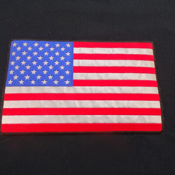 Large Black American Flag Patch Etsy