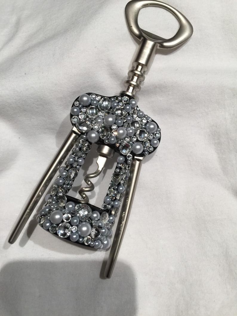 Custom Bling Wine Bottle Opener Etsy