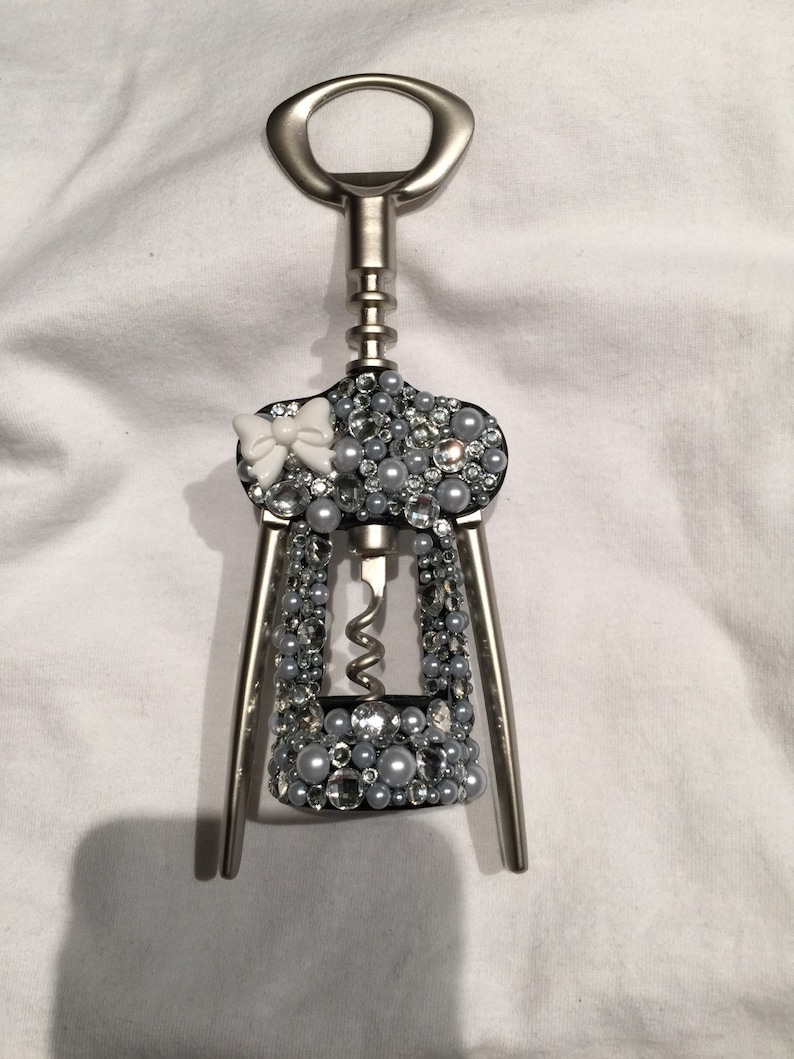 Custom Bling Wine Bottle Opener Etsy