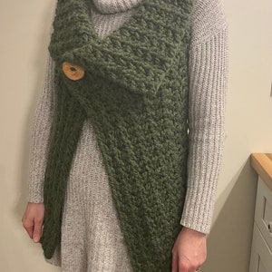 Hand crocheted vest