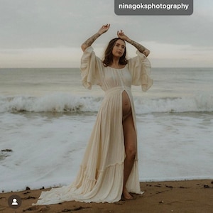 Pedido anticipado: Vestido abierto The Ruffle Me - Vestido de novia - Vestido de novia - Maternidad - Reclamation