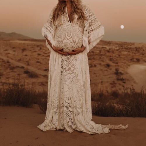 Boho Maternity Dress for Baby Shower Bohemian Floral Etsy