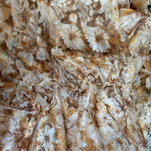 (Preorder 6-8 week) chiffon tan brown ships off those shoulders dress (sheer) main image 0