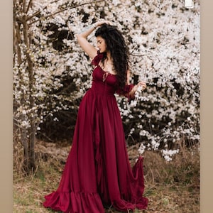Reserva: El vestido de poesía Reclamación Vestido romántico imagen 2