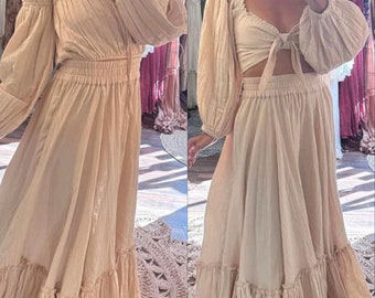So cute/ Ready to ship the Bring It three piece in golden beige