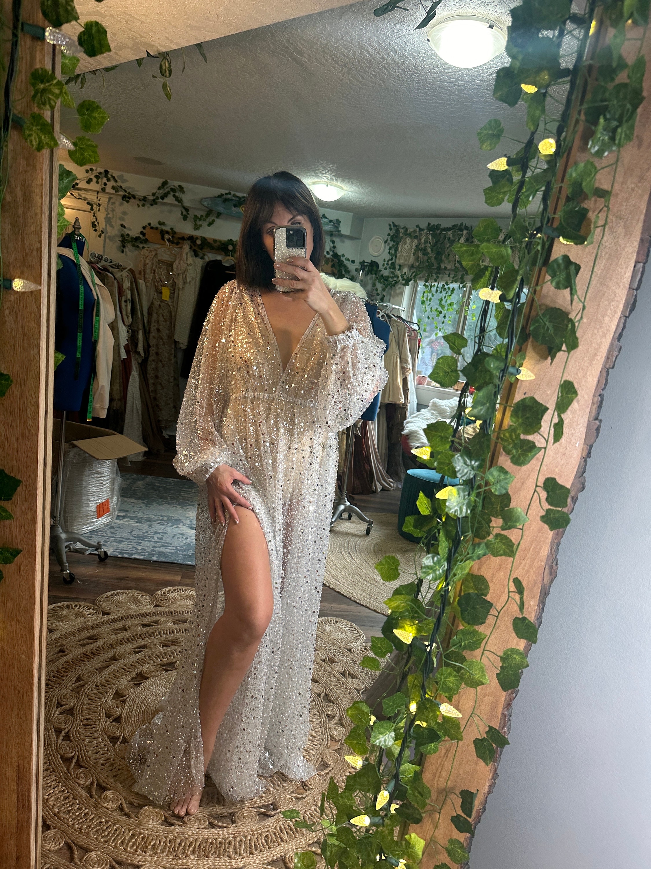 Gold/luxurious/sequins/maternity Bodysuit/maternity Dress for Photo Shoot/ maternity Onesie/sequins Onesie/maternity Wedding Dress 