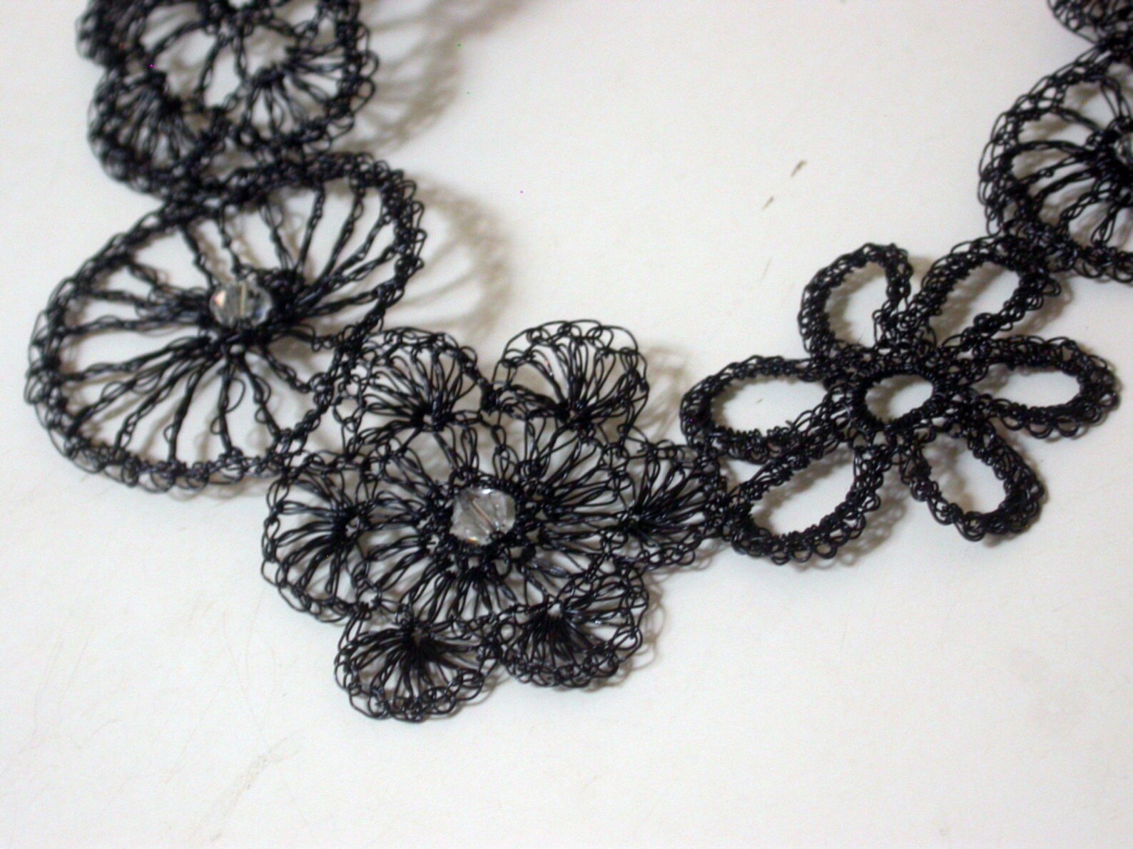 Black Corded Lace Raven