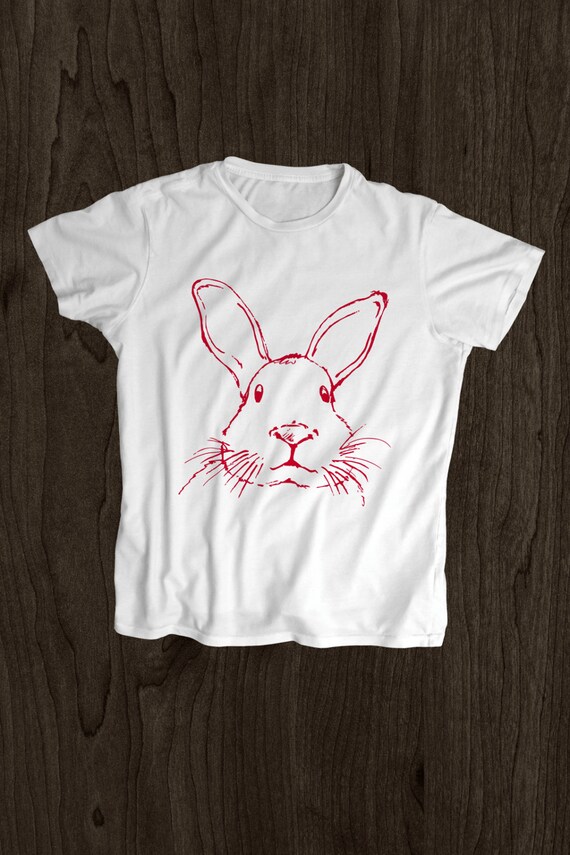 Rabbit Face T Shirt-Easter Bunny Kids T Shirt Toddler Shirt | Etsy