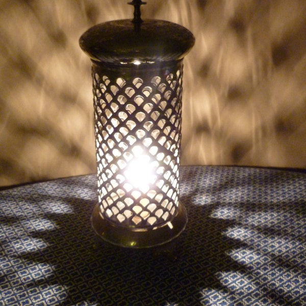 Vintage India Temple Lantern Accent Lamp Housewares 1960s Lighting