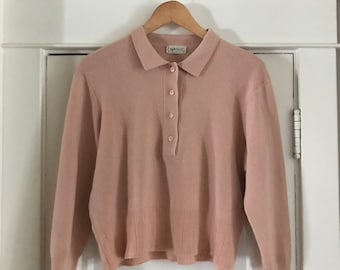 vintage peach sweater