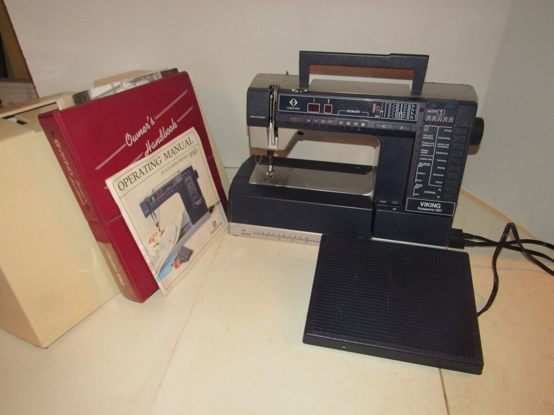 Husqvarna Viking 990 Sewing Machine Computerized Digital Etsy
