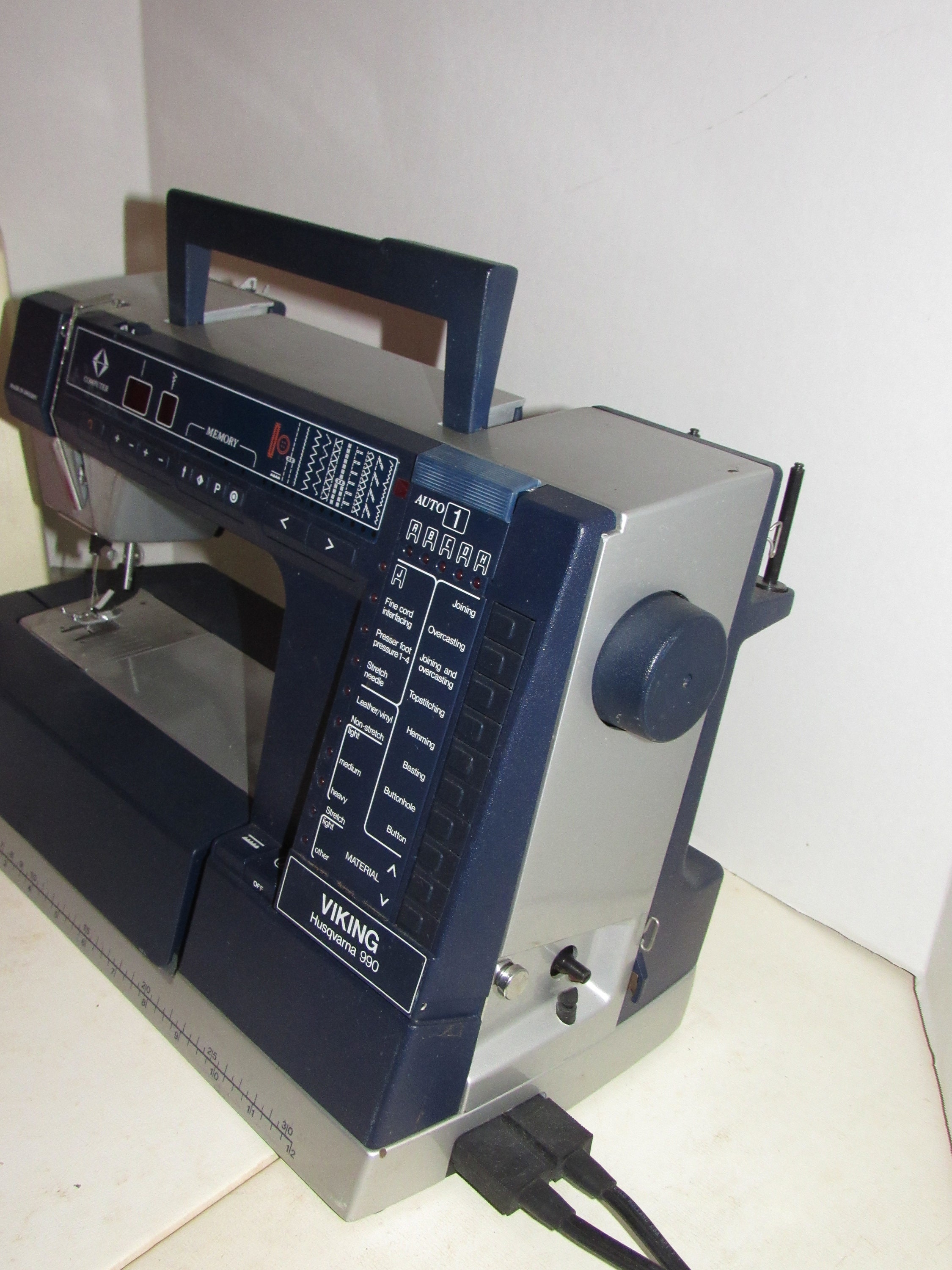 Husqvarna Viking 990 Sewing Machine Computerized Digital Etsy