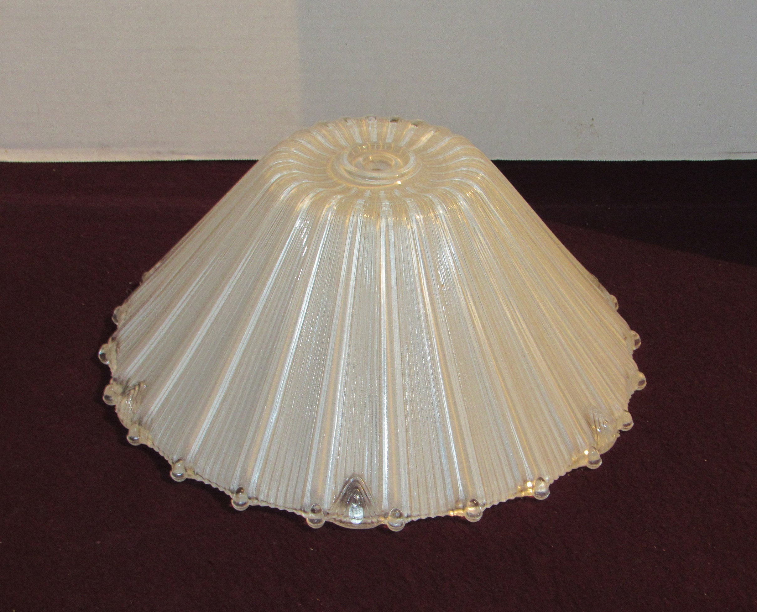 Vintage Art Deco Lamp Shade Etsy