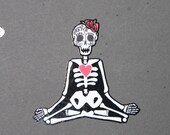 Day of the Dead Zen Lotus pose 142