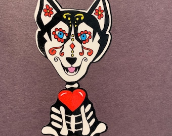 Day of the Dead Husky #177