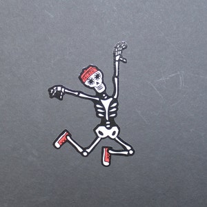 Joyful Calaca Day of the Dead Boy Vinyl Car Sticker #102