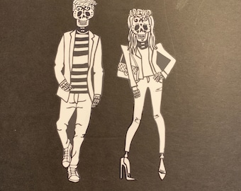 Day of the Dead Man and Woman #188/189