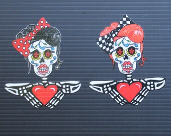 Day of the Dead Rockabilly Woman #133/#134