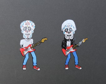 Day of the dead Guitar Player #162/#163