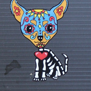 Day of the Dead Chihuahua #124