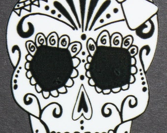 Day of the Dead Art  Girl Sugar Skull Car Sticker. #39/#46