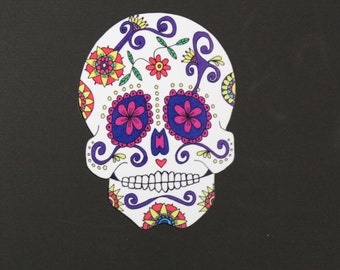 Sugar Skull Car Sticker #106