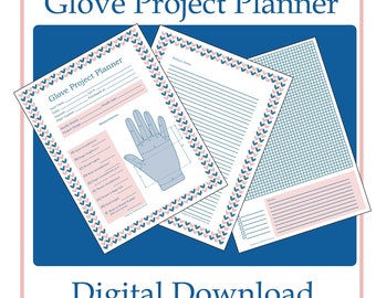 Printable Knitting Worksheets, Knitting Project Planner, Knitting Journal, Knitting Pattern Template, Organize Knitting Pattern