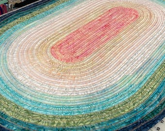 Desert blossom jelly roll rug