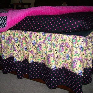 Custom Crib or Toddler Bed Skirt