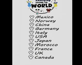 EPCOT schlürfen & naschen auf der ganzen Welt Tattoo