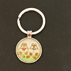 CHIP & DALE  Keychain Keyring Disney