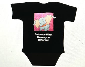 Dumbo der Elefant glücklicher Säugling Bodysuit Kleinkind T-shirt Disney Baby Strampelanzug