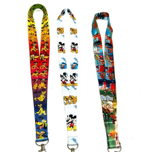 PLUTO Disney Lanyard - Lanyard / ID Holder / Badge Holder / Keychain