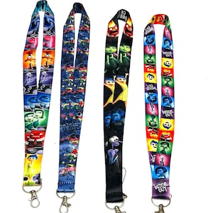 Lanière Disney INSIDE OUT - Porte-badge, porte-cartes d'identité, porte-clés