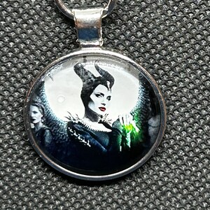 MALEFICENT Movie Keychain Keyring Disney Villains