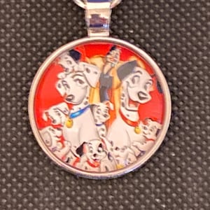 101 DALMATIANS Keychain Heart Keyring Disney Gift