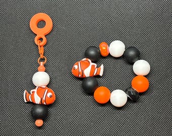 Suche nach Nemo inspiriert Tasse Charme Becher Zubehör Stroh Charme Griff Charme