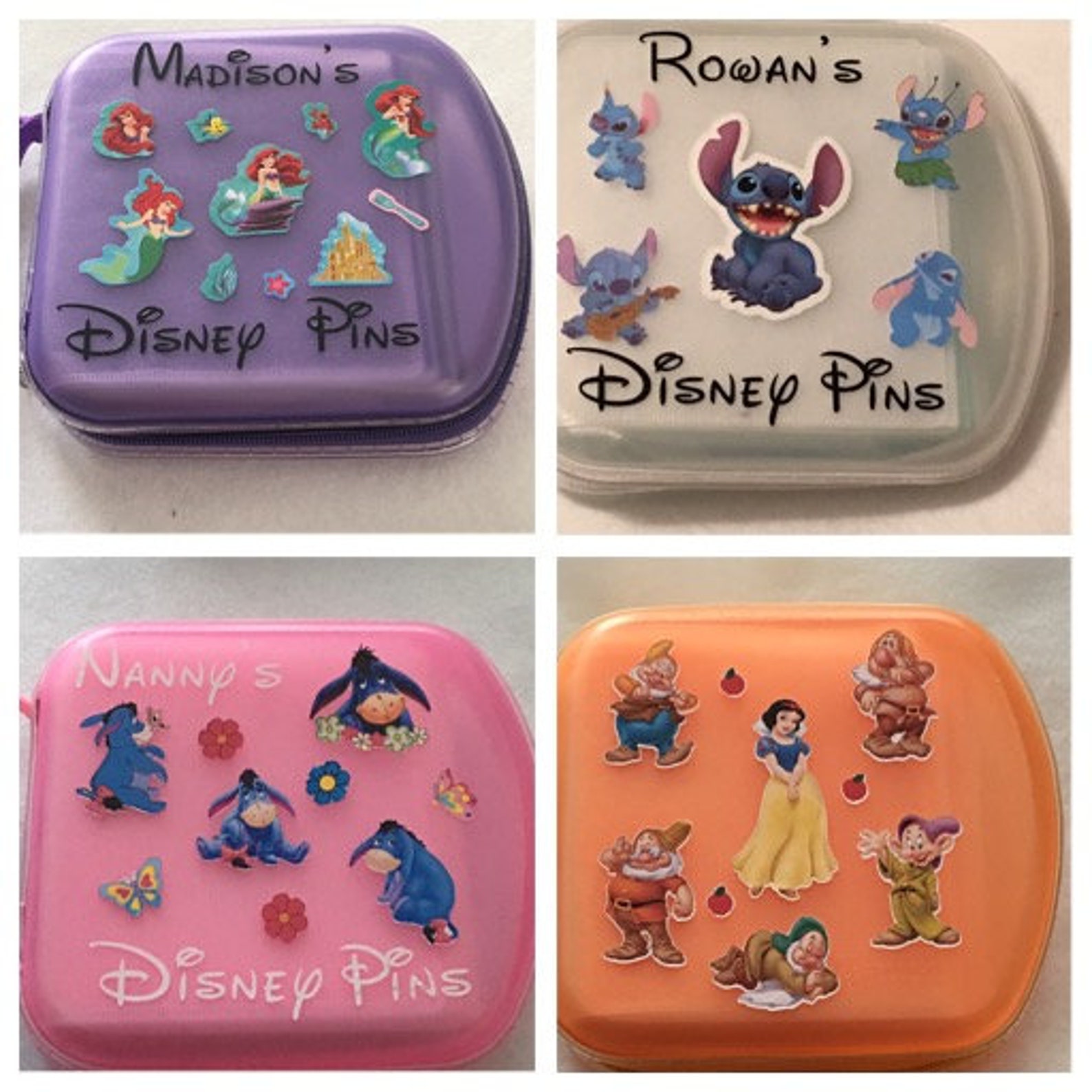 Disney Pin Case / Pin Trading Portfolio Carrying and Storage Etsy