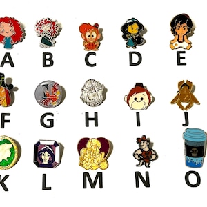 Disney Pins #18 - Ihre Wahl Aladdin, Hercules, und Disney Prinzessinnen Jasmin & Merida