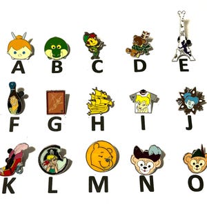 Disney Pins #27 - Your Choice Peter Pan / Tinker Bell / Captain Hook