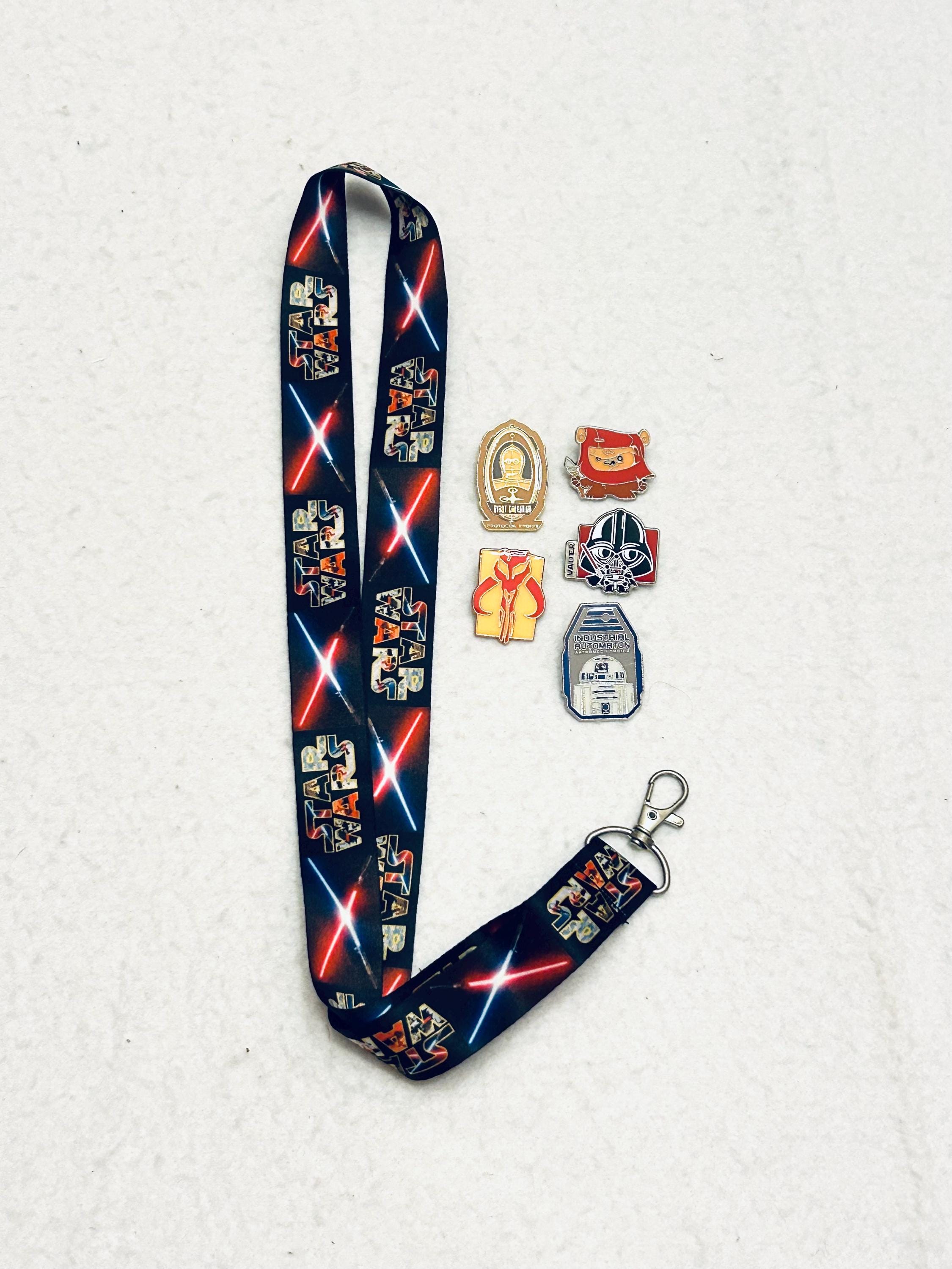 スターウォーズ　ストラップ STAR WARS Disney Pins Lanyard Set - Lanyard Starter Set- Trading