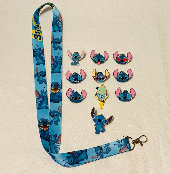 LILO & STITCH Disney Pins Lanyard Set Lanyard Starter Set Trading Pin Set 