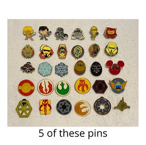 Conjunto de cordões de pinos da Disney STAR WARS - Conjunto inicial de cordões - Conjunto de pinos de troca