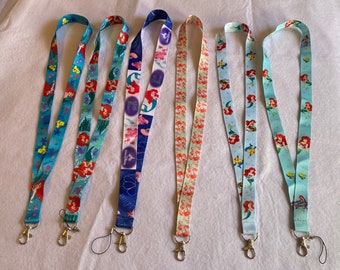 The Little Mermaid Ursula Flotsam and Jetsam Movie Keychain Lanyard ID LYN-087 The Little Mermaid Ursula Flotsam and Jetsam Movie Keychain Lanyard ID LYN-087