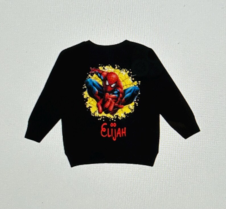 Kinder Spider-man Jugend Shirt Sweatshirt T-Shirt Disney 18M Black Sweatshirt